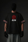 War God Japanese Graphic Oversized T-Shirt