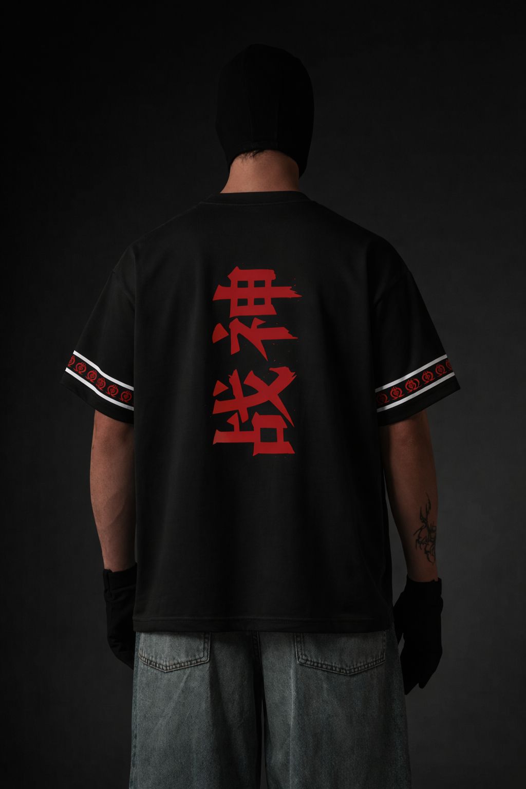 War God Japanese Graphic Oversized T-Shirt