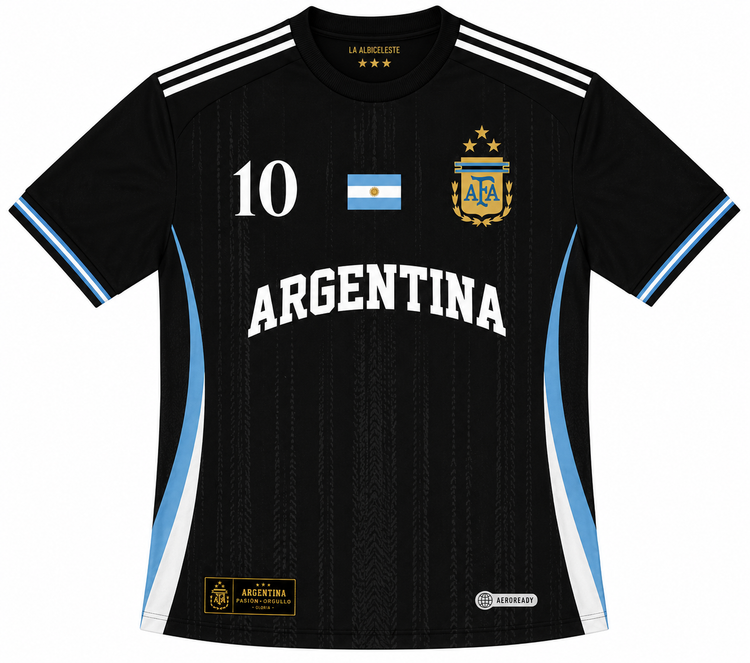 Classic Football Tee – Black Edition