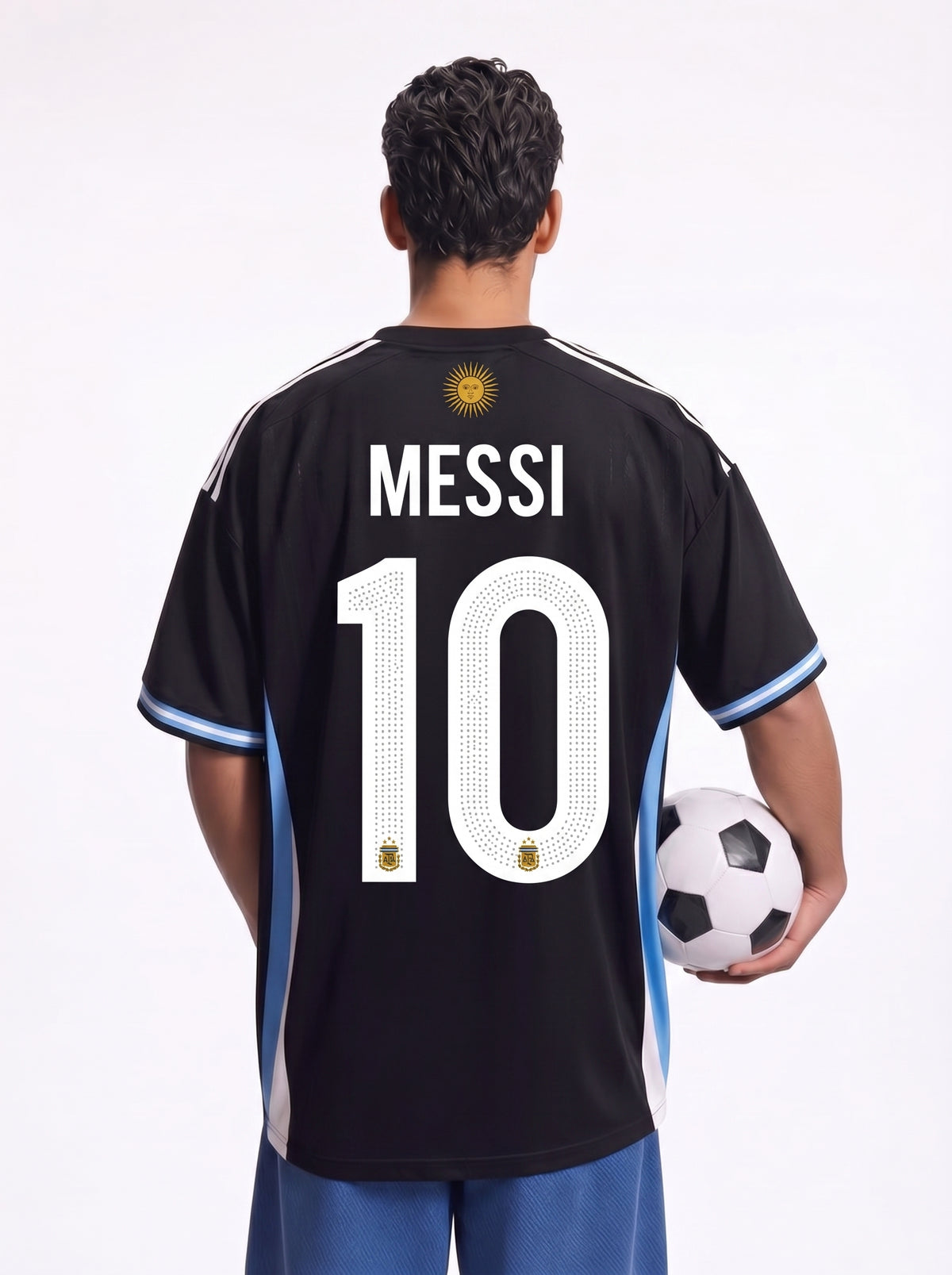 Classic Football Tee – Black Edition